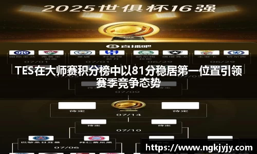 TES在大师赛积分榜中以81分稳居第一位置引领赛季竞争态势