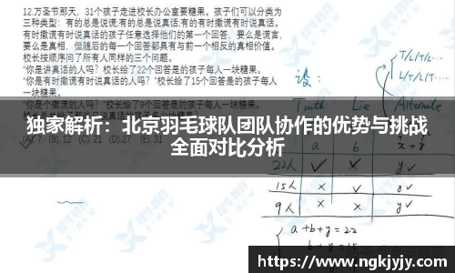 独家解析：北京羽毛球队团队协作的优势与挑战全面对比分析